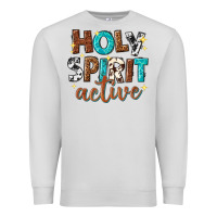 Dove Grey holy spirit active Premium Sweatshirt - texasbilliewilder