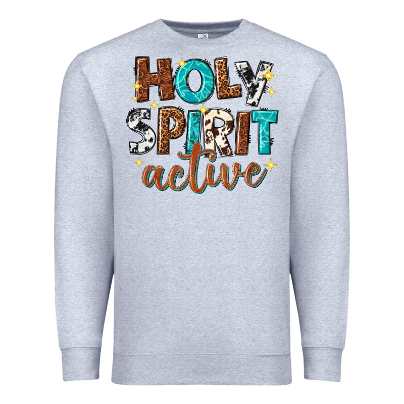 Holy Spirit Active Premium Sweatshirt by texasbilliewilder | Teevron