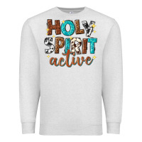 Oatmeal Heather holy spirit active Premium Sweatshirt - texasbilliewilder