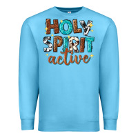 Ocean Blue holy spirit active Premium Sweatshirt - texasbilliewilder