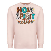 Pale Pink holy spirit active Premium Sweatshirt - texasbilliewilder