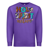 Purple holy spirit active Premium Sweatshirt - texasbilliewilder