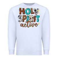White holy spirit active Premium Sweatshirt - texasbilliewilder