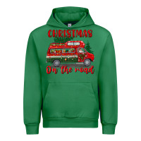 Emerald christmas on the road Urban Hoodie - BundleAndBundleShop
