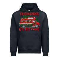 Navy christmas on the road Urban Hoodie - BundleAndBundleShop