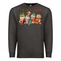 Smoke merry christmas gingerbread coffee cups Premium Sweatshirt - Zillion Design Studio