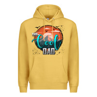 Antique Gold the cool dad Premium Hoodie - AdoDesignShop