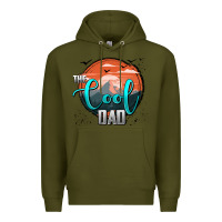 Army Green the cool dad Premium Hoodie - AdoDesignShop