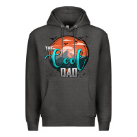 Charcoal Heather the cool dad Premium Hoodie - AdoDesignShop