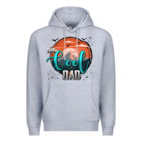Heather Grey the cool dad Premium Hoodie - AdoDesignShop