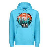Ocean Blue the cool dad Premium Hoodie - AdoDesignShop