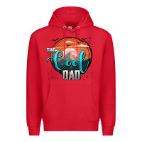 Red the cool dad Premium Hoodie - AdoDesignShop