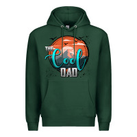 Sports Green the cool dad Premium Hoodie - AdoDesignShop