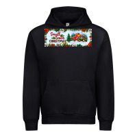 Black small town christmas Urban Hoodie - BundleAndBundleShop