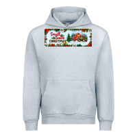 Heather Grey small town christmas Urban Hoodie - BundleAndBundleShop