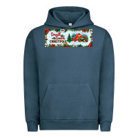 Pigment Midnight Navy small town christmas Urban Hoodie - BundleAndBundleShop