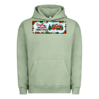 Pigment Oil Green small town christmas Urban Hoodie - BundleAndBundleShop