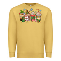 Antique Gold christmas tree cake  coffee cups Premium Sweatshirt - Zillion Design Studio