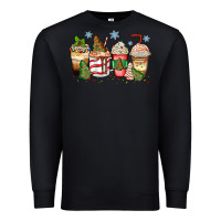 Black christmas tree cake  coffee cups Premium Sweatshirt - Zillion Design Studio