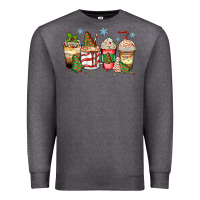 Charcoal Heather christmas tree cake  coffee cups Premium Sweatshirt - Zillion Design Studio