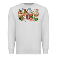 Dove Grey christmas tree cake  coffee cups Premium Sweatshirt - Zillion Design Studio