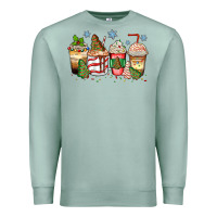 Seafoam christmas tree cake  coffee cups Premium Sweatshirt - Zillion Design Studio