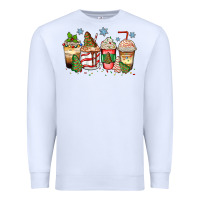 White christmas tree cake  coffee cups Premium Sweatshirt - Zillion Design Studio