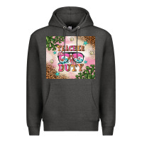 Charcoal Heather teacher of duty summer break Premium Hoodie - AdoDesignShop
