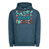 Pigment Midnight Navy sassy since forever Urban Hoodie - JahusDesignShop