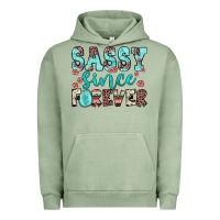 Pigment Oil Green sassy since forever Urban Hoodie - JahusDesignShop