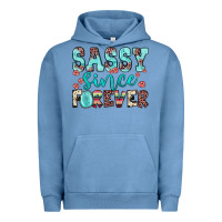 Pigment Pebble Blue sassy since forever Urban Hoodie - JahusDesignShop