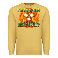Antique Gold i m fulfilling my destiny Premium Sweatshirt - texasbilliewilder