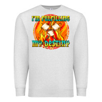 Oatmeal Heather i m fulfilling my destiny Premium Sweatshirt - texasbilliewilder
