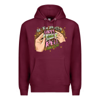 Burgundy all the pretty girls roll like this Premium Hoodie - JahusDesignShop