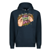 Navy all the pretty girls roll like this Premium Hoodie - JahusDesignShop
