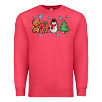 Cardinal christmas gingerbread cookies Premium Sweatshirt - Zillion Design Studio