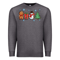 Charcoal Heather christmas gingerbread cookies Premium Sweatshirt - Zillion Design Studio