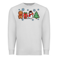 Dove Grey christmas gingerbread cookies Premium Sweatshirt - Zillion Design Studio