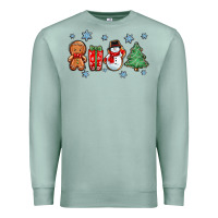 Seafoam christmas gingerbread cookies Premium Sweatshirt - Zillion Design Studio