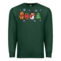 Sports Green christmas gingerbread cookies Premium Sweatshirt - Zillion Design Studio