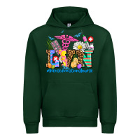 Forest Green easter lvn licensed vocational nurse Urban Hoodie - AdoDesignShop