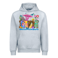 Heather Grey easter lvn licensed vocational nurse Urban Hoodie - AdoDesignShop