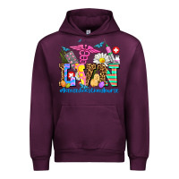Mauve Wine easter lvn licensed vocational nurse Urban Hoodie - AdoDesignShop
