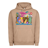 Pigment Burro easter lvn licensed vocational nurse Urban Hoodie - AdoDesignShop