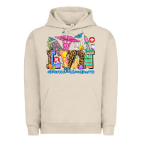 Pigment French Oak easter lvn licensed vocational nurse Urban Hoodie - AdoDesignShop