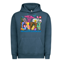Pigment Midnight Navy easter lvn licensed vocational nurse Urban Hoodie - AdoDesignShop