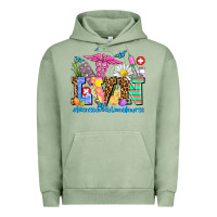 Pigment Oil Green easter lvn licensed vocational nurse Urban Hoodie - AdoDesignShop