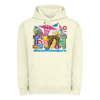 Pigment Pistachio easter lvn licensed vocational nurse Urban Hoodie - AdoDesignShop