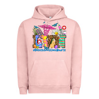 Pigment Salmon easter lvn licensed vocational nurse Urban Hoodie - AdoDesignShop