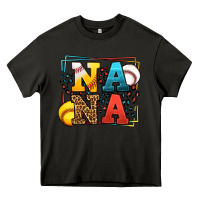 Asphalt Baseball and Softball nana Heavy Core Tee - LillyAllenDesigns